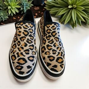 Steven New York Artsy Animal Print Casual Slip-Ons Sz 8 EUC